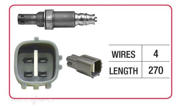 GOSS Oxygen Sensor For Lexus ES300 MCV30R 3.0L v6 1MZ-FE DOHC-PB 24v MPFI