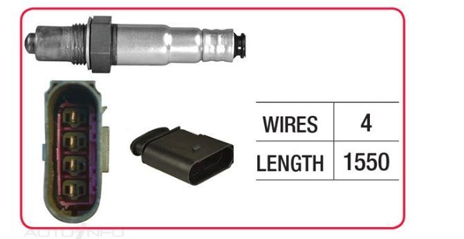 GOSS Oxygen Sensor For Audi A8 D3 4E 6.0L BHT DOHC-PB 48v MPFI