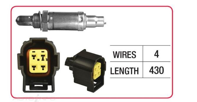GOSS Oxygen Sensor For Chrysler Sebring JS 2.7L V6 EER DOHC-PB 24v MPFI