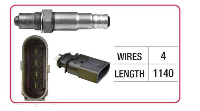 GOSS Oxygen Sensor For Volkswagen Beetle NEW 1C1 9C1 2.0L AQY SOHC 8v MPFI 
