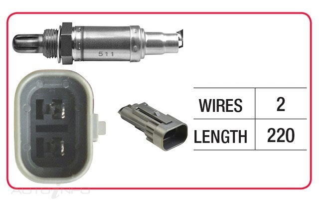 Goss Oxygen Sensor Post-Catalytic For Daihatsu Copen 0.7L JBDET 2D Convertible