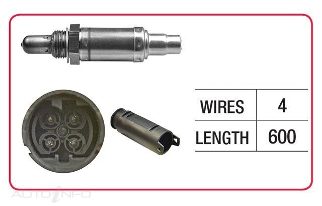 Goss Oxygen Sensor Post-Catalytic For BMW 740i E38 4.4L V8 M62TUB44 4D Sedan