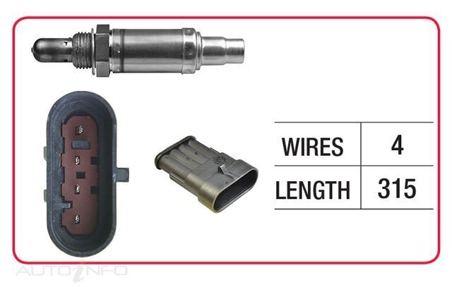 Goss Oxygen Sensor Pre-Catalytic For Fiat Stilo 1.7L 192A4 4D Hatchback