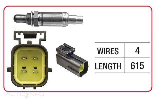 Goss Oxygen Sensor Pre-Catalytic For MG MGF 1.8L 18K4K, 18K4F 2D Convertible