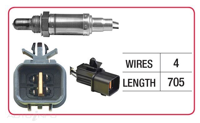 Goss Oxygen Sensor Post-Catalytic For Mitsubishi Outlander VR,VR-XZG, ZH 3.0L V6