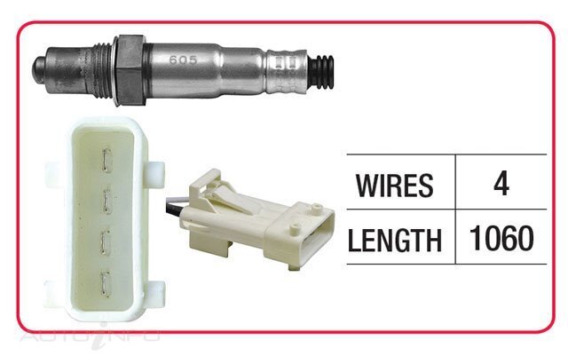 Goss Oxygen Sensor Post-Catalytic For Volvo S80 T6 P2 2.8L/2.9L, P80 2.9L