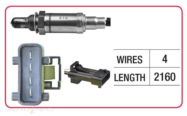 Goss Oxygen Sensor Post-Catalytic For Volvo S90 P80 2.9L B6304F 4D Sedan
