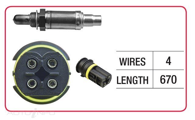 Goss Oxygen Sensor Post-Catalytic For Mercedes-Benz C230K W202 2.3L V6 M111.975