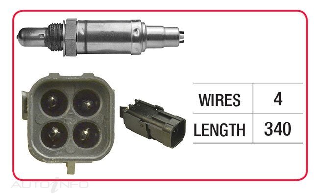 Goss Oxygen Sensor Pre-Catalytic For Holden Jackaroo L2, L5 3.2L V6 6VD1