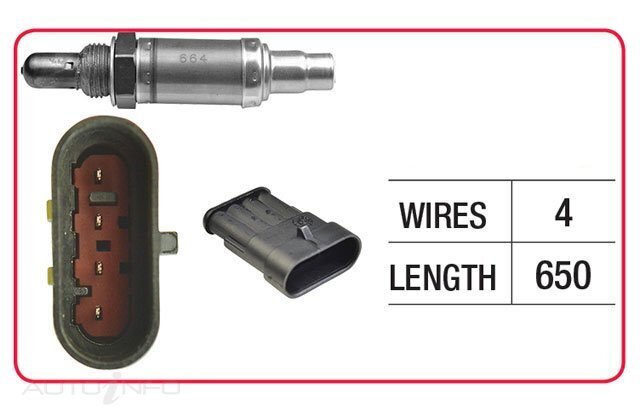 Goss Oxygen Sensor Pre-Catalytic For Fiat Multipla 1.6L 186A4 4D Wagon