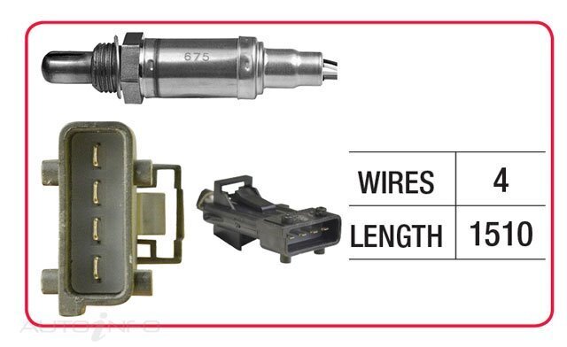Goss Oxygen Sensor Pre-Catalytic For Peugeot 605 3.0L V6 ZPJ 4D Sedan