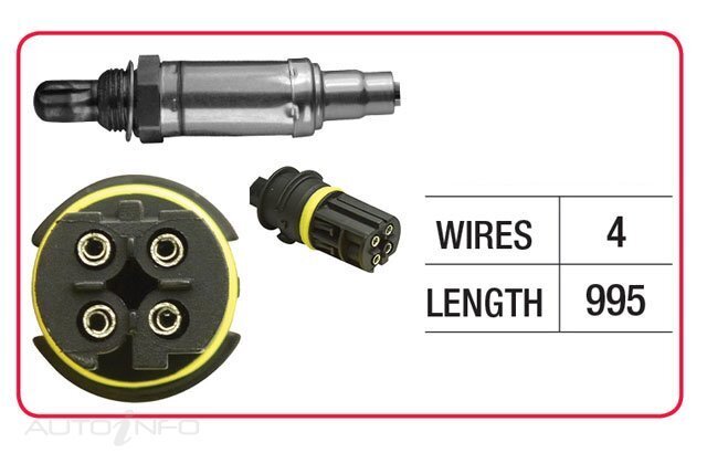 Goss Oxygen Sensor Pre-Catalytic For BMW Z4 2.2i, 2.5i, 3.0i E85 2.2L/2.5L/3.0L