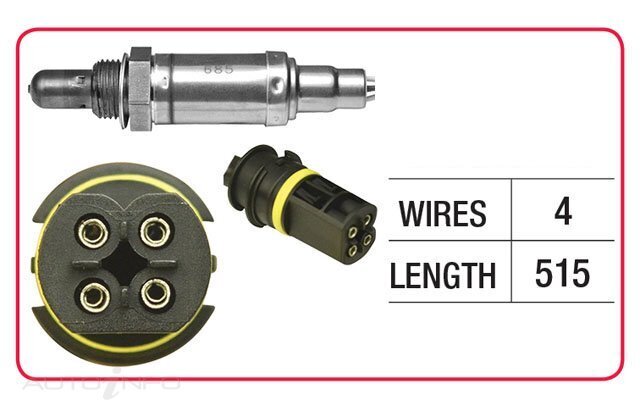 Goss Oxygen Sensor Pre-Catalytic For Mercedes-Benz S420 W140 4.2L V8 M119.971