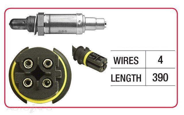 Goss Oxygen Sensor Pre-Catalytic For BMW Z3 E36 1.9L M44B19 2D Convertible