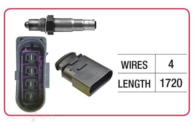 Goss Oxygen Sensor Post-Catalytic For Volkswagen Polo GTi 6N 1.6L ARC