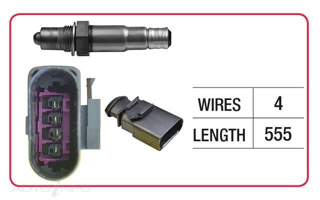 Goss Oxygen Sensor Post-Catalytic For Audi A3 8P 1.8L/2.0L V6 CCZA, BWA,CDAA,AXX