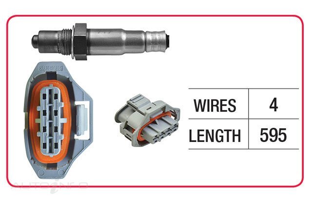 Goss Oxygen Sensor Post-Catalytic For Porsche 911 4,4S,S 997 3.6L/3.8L F6