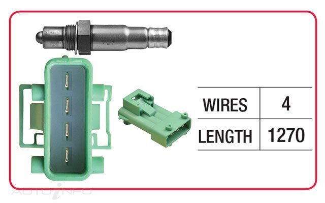 Goss Oxygen Sensor Post Catalytic For Citroen Berlingo 1.4L TU3JP 2D Van