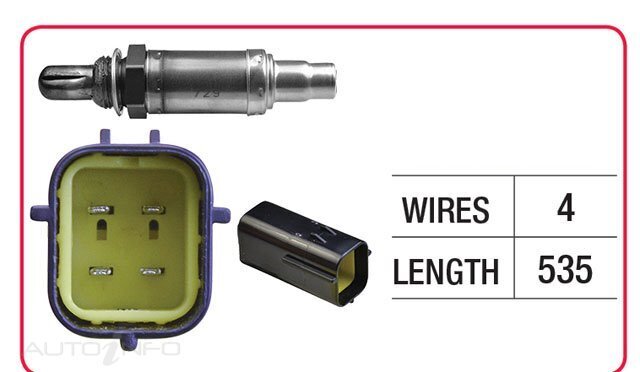 Goss Oxygen Sensor Pre-Catalytic For Kia Mentor GLX, SLX 1.8L TE 4D Wagon