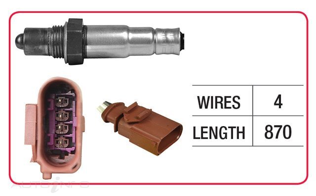 Goss Oxygen Sensor Post-Catalytic For Audi S6 V10 FSi Quattro C6 5.2L BXA