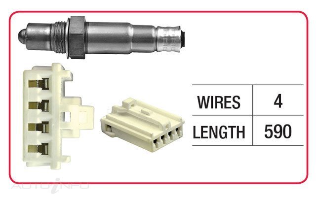 Goss Oxygen Sensor Post-Catalytic For Volvo V40 2.0T SE 1.9L B4204T3 4D Wagon