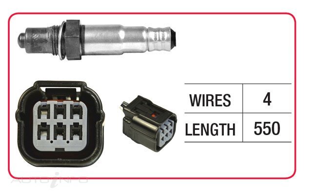 Goss Oxygen Sensor Post-Catalytic For Honda CRV RE 2.4L K24Z1 4D SUV Compact