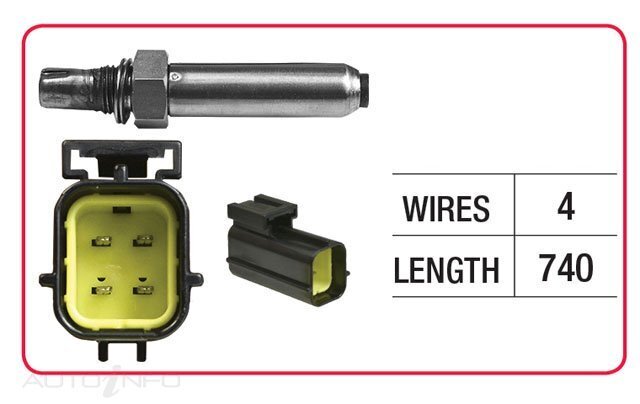 Goss Oxygen Sensor Pre-Catalytic For Daimler Six 4.0L AJ16 4D Sedan