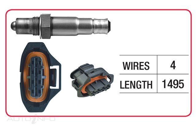 Goss Oxygen Sensor Post-Catalytic For Holden Astra SRi, Twin Top AH 2.2L Z22YH