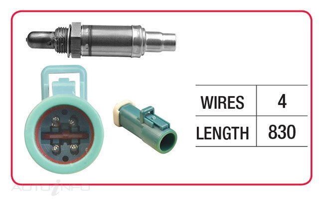 Goss Oxygen Sensor Post-Catalytic For Ford Fiesta GHIA,LX,ZETEC WP, WQ 1.6L FYJA