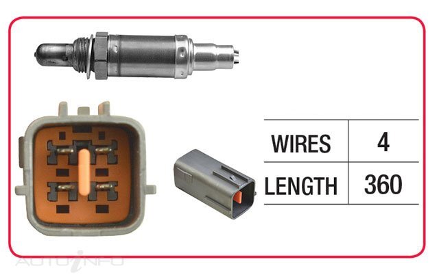 Goss Oxygen Sensor Post-Catalytic For Mazda Mazda3 BL 2.0L LFDE 4D Sedan
