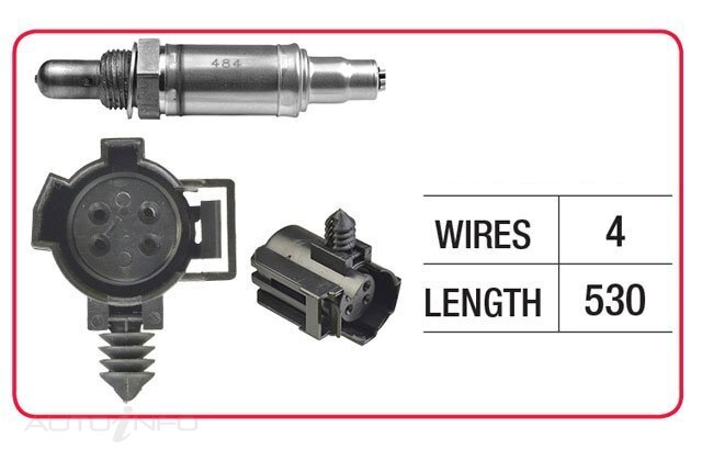 Goss Oxygen Sensor Post-Catalytic For Chrysler Grand Voyager RG, GS 3.3L EGA V6