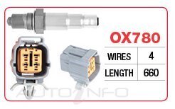 Goss Oxygen Sensor Post-Catalytic For Ford Laser SR2 KQ 2.0L FSDE 4D Hatchback
