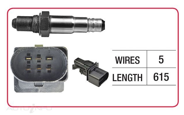 Goss Oxygen Sensor Pre-Catalytic For Volkswagen Transporter SWB,LWB T5 2.0L/3.2L