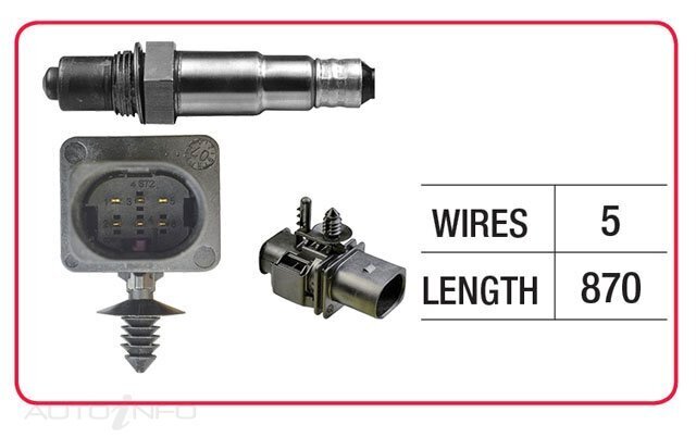 Goss Oxygen Sensor Pre-Catalytic For Audi A8 4.2 Quattro D3 4.2L A8 4.2 4D Sedan