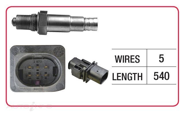 Goss Oxygen Sensor Pre-Catalytic For Audi S8 Quattro D3 5.2L BSM V10 4D Sedan