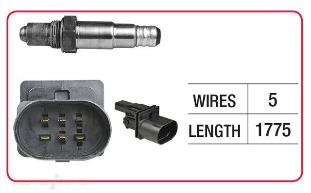 Goss Oxygen Sensor Pre-Catalytic For Audi A8 L 6.0 Quattro D3 6.0L BHT W12