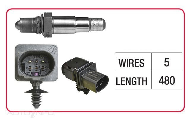 Goss Oxygen Sensor Pre-Catalytic For Volkswagen Touareg V6 FSi 7L 3.6L BHK