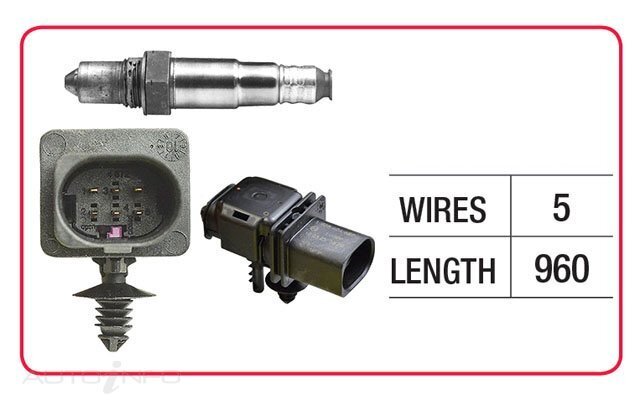 Goss Oxygen Sensor Pre-Catalytic For Volkswagen Caravelle SWB, LWB T5 2.5L BPC