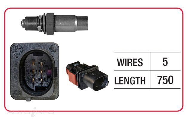 Goss Oxygen Sensor Pre-Catalytic For Volkswagen Touareg 7P 3.0L/3.6L V6 CASD