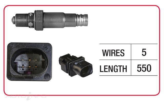 Goss Oxygen Sensor Post-Catalytic For Mercedes-Benz SLK280 R171 3.0L V6 M272.942