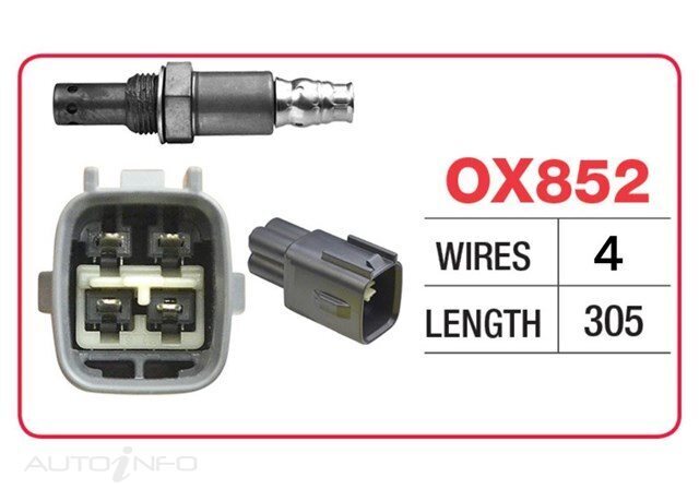 Goss Oxygen Sensor Pre-Catalytic For Lexus IS250 GSE20R 2.5L V6 4GRFSE 4D Sedan