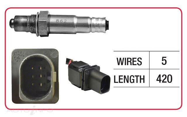 Goss Oxygen Sensor Pre-Catalytic For Alfa Romeo 156 JTS 2.0L 937A1