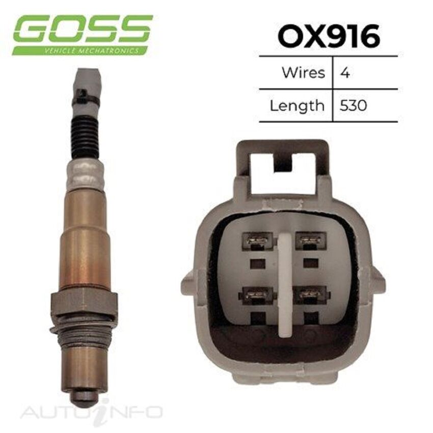 Goss Oxygen Sensor Post-Catalytic For Suzuki Swift FZ 1.4L K14B 4D Hatchback