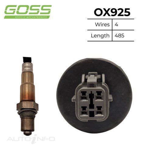 Goss Oxygen Sensor Post-Cat Converter For Hyundai iX35 ACTIVESE ELITE 2.0L G4NC