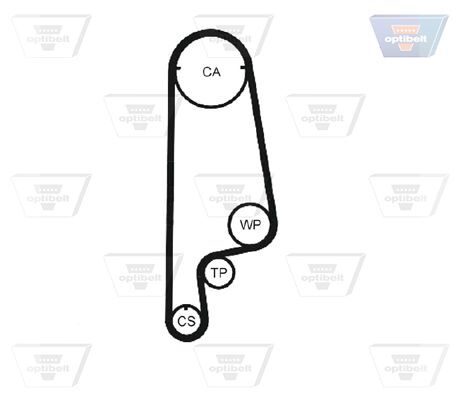 Optibelt Timing Belt - T142