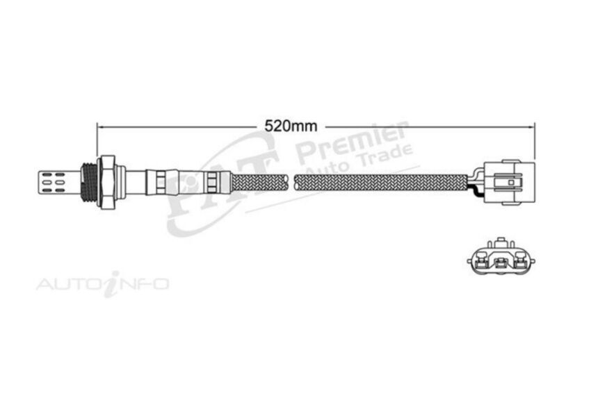PAT Oxygen Sensor Pre-cat For Mazda 929 V6i HC 3.0L/2.0L V6 JE, JF 1986-1991