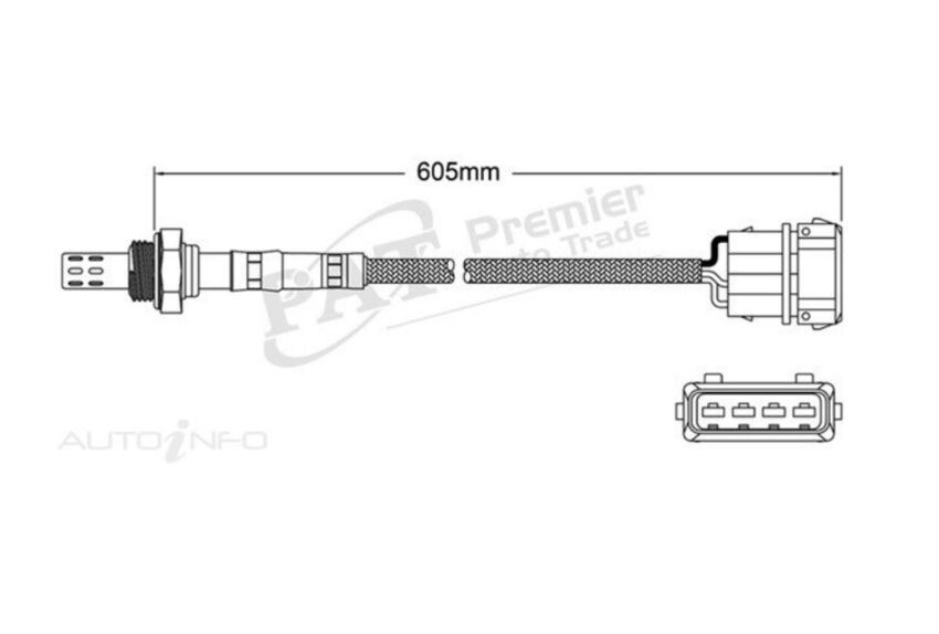 PAT Oxygen Sensor Pre-cat For Volkswagen Caravelle/ Transporter SWB, LWB T4 2.5L