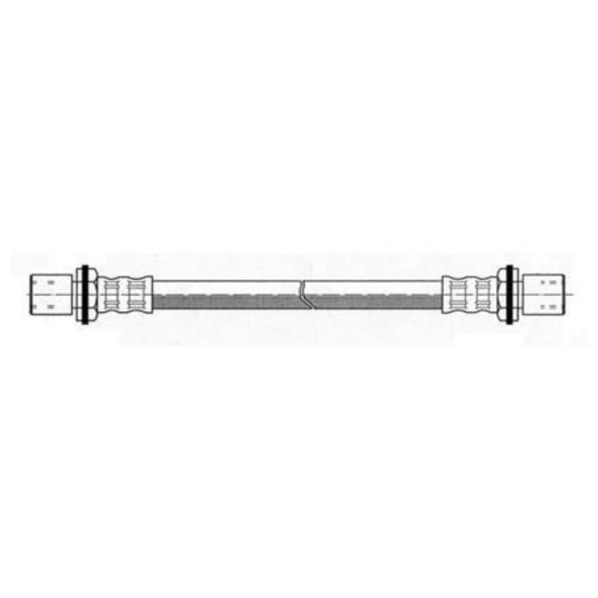 PBR Hydraulic Brake Hose Front For Toyota Corona XT130R 1.9L 1X STARFIRE