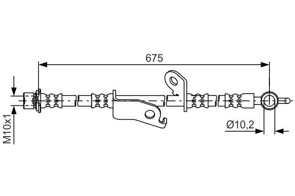 PBR Brake Hose  - H1541