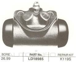 PBR Wheel Cylinder - Rear For Ford F250 6th GEN 4.9L 302 CLEVELAND V8 16V OHV